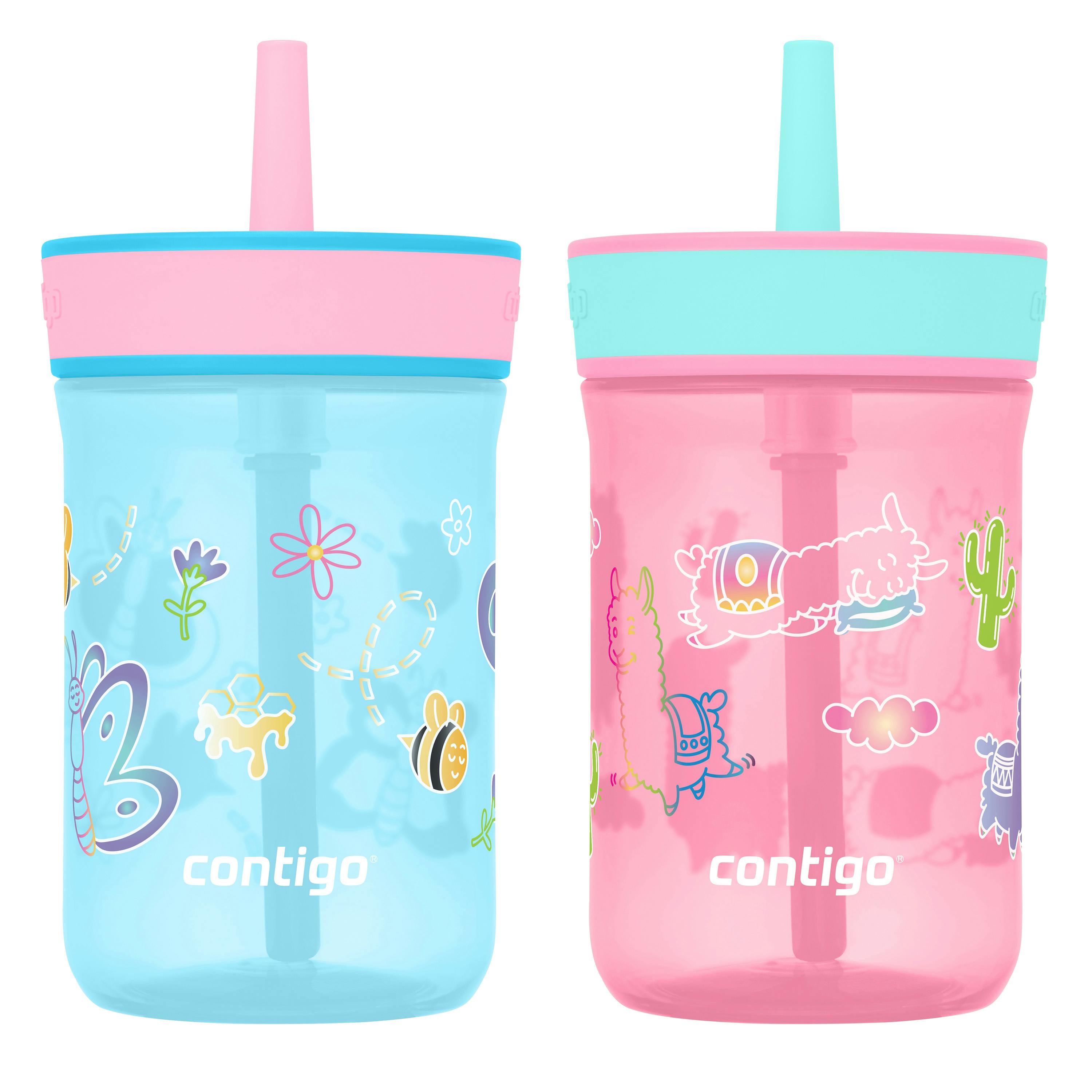 Kids’ Leighton Straw Tumbler with Spill-Proof Leak-Proof Lid, 14oz