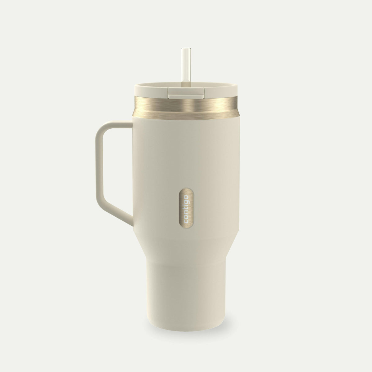 30 oz SnapSeal Tumbler (w/ Straw & Handle)