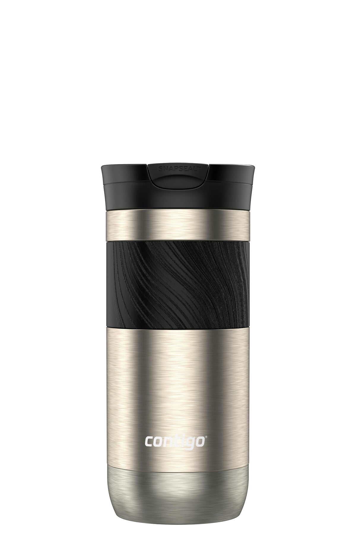 Byron 2.0 Stainless Steel Travel Mug with SNAPSEAL Lid and Grip, 16oz