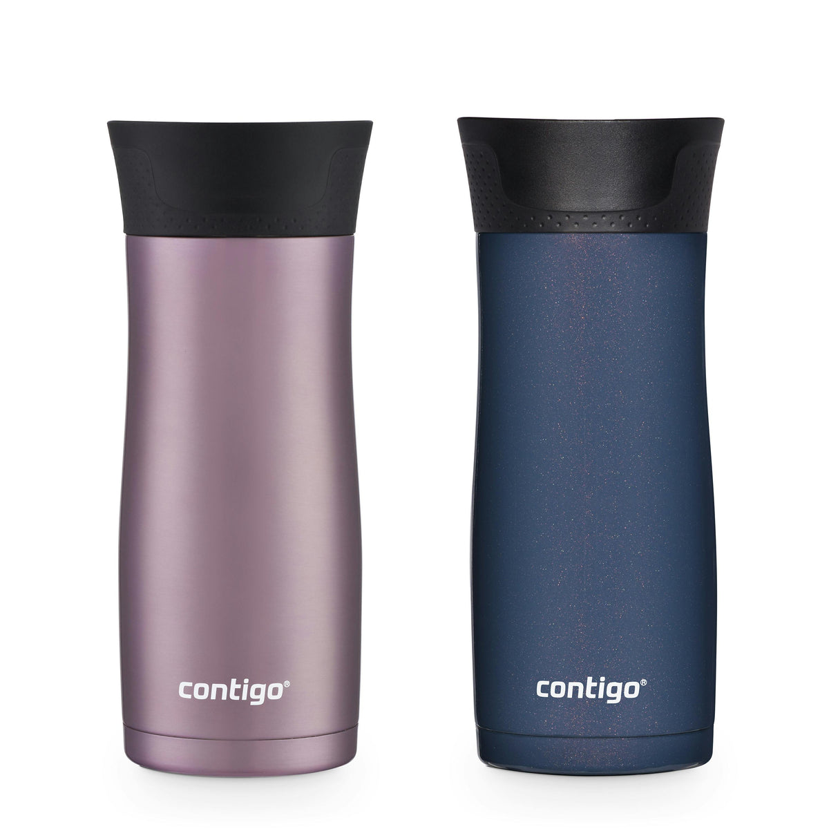 West Loop 2.0 Leak-Proof Spill-Proof Insulated Stainless Steel Travel Mug, 16oz., 2 Pack