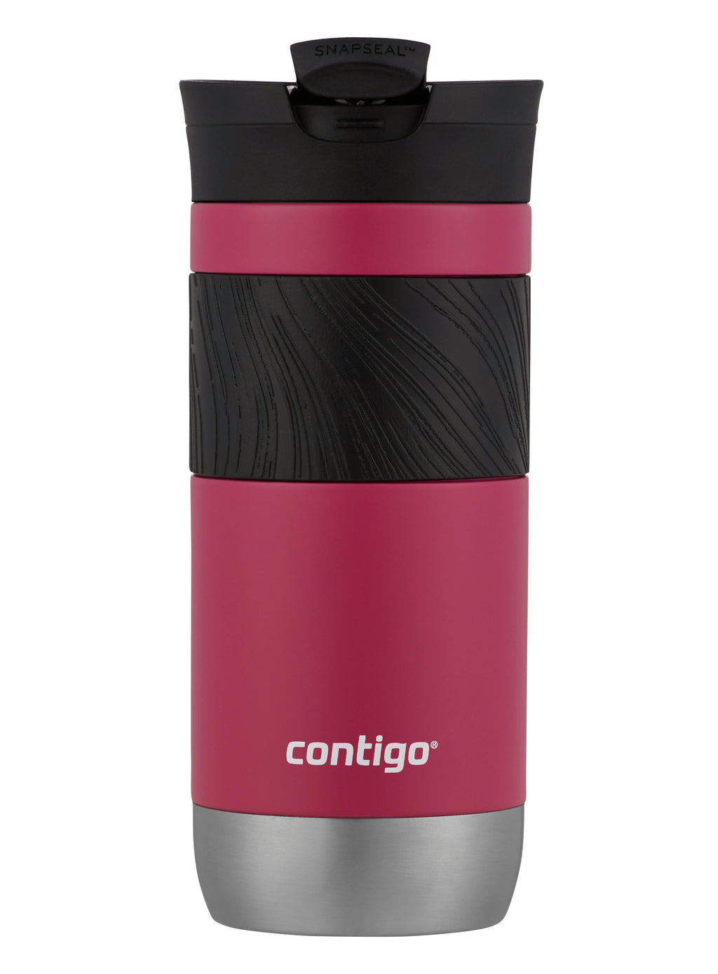 Byron 2.0 Stainless Steel Travel Mug with SNAPSEAL Lid and Grip, 16oz