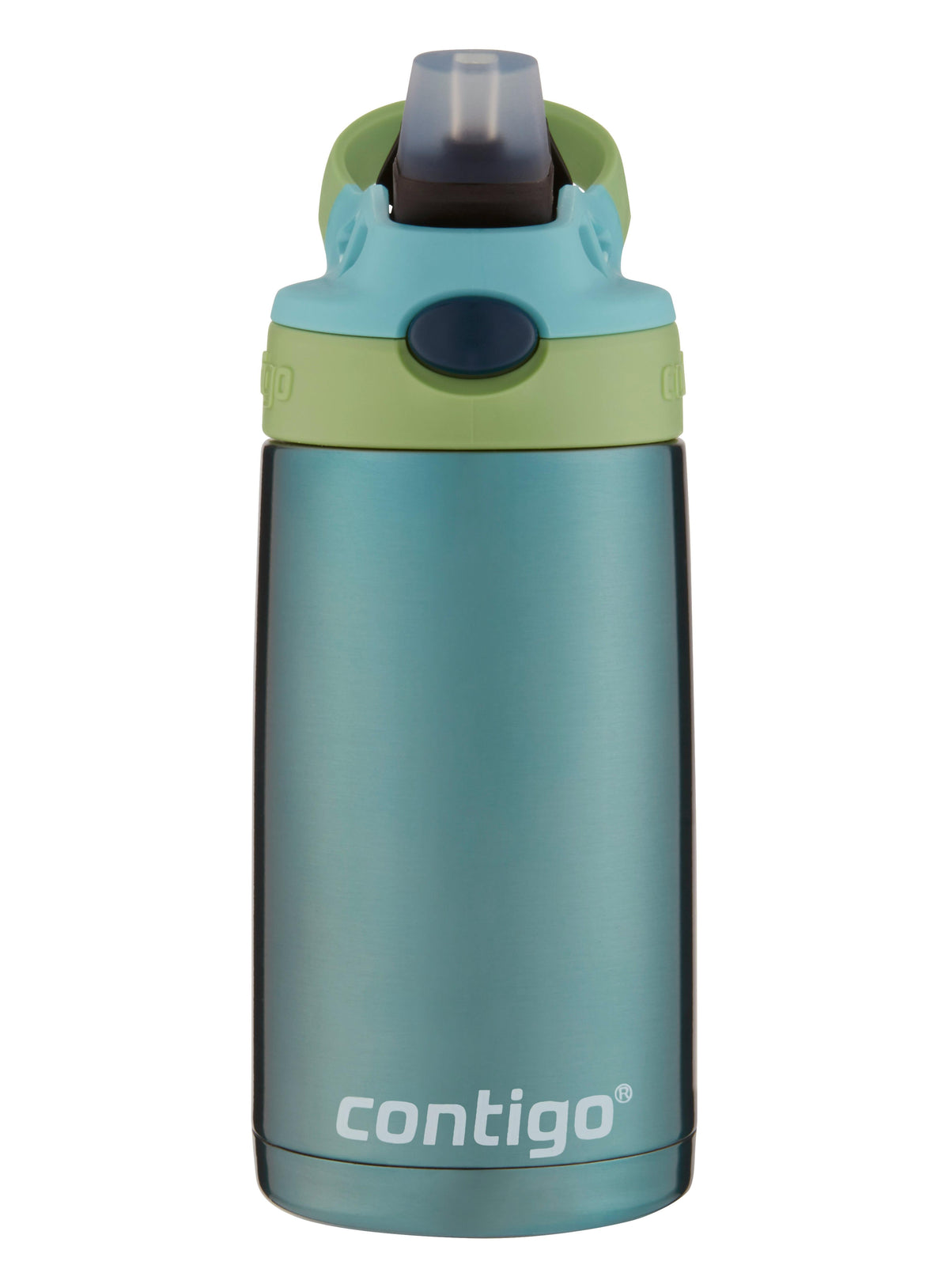 Kids Straw Stainless Steel Water Bottle with AUTOSPOUT Lid, 13oz