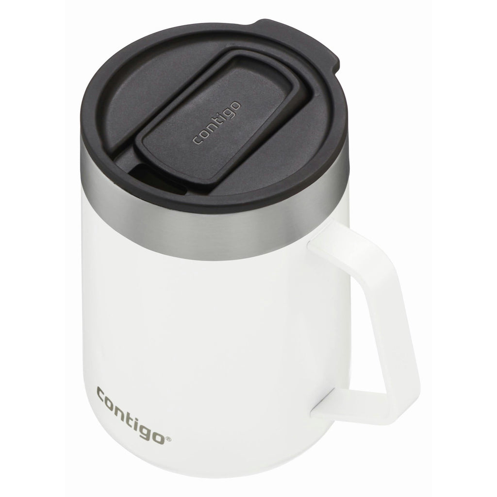 Streeterville Stainless Steel Mug with Handle, 14oz