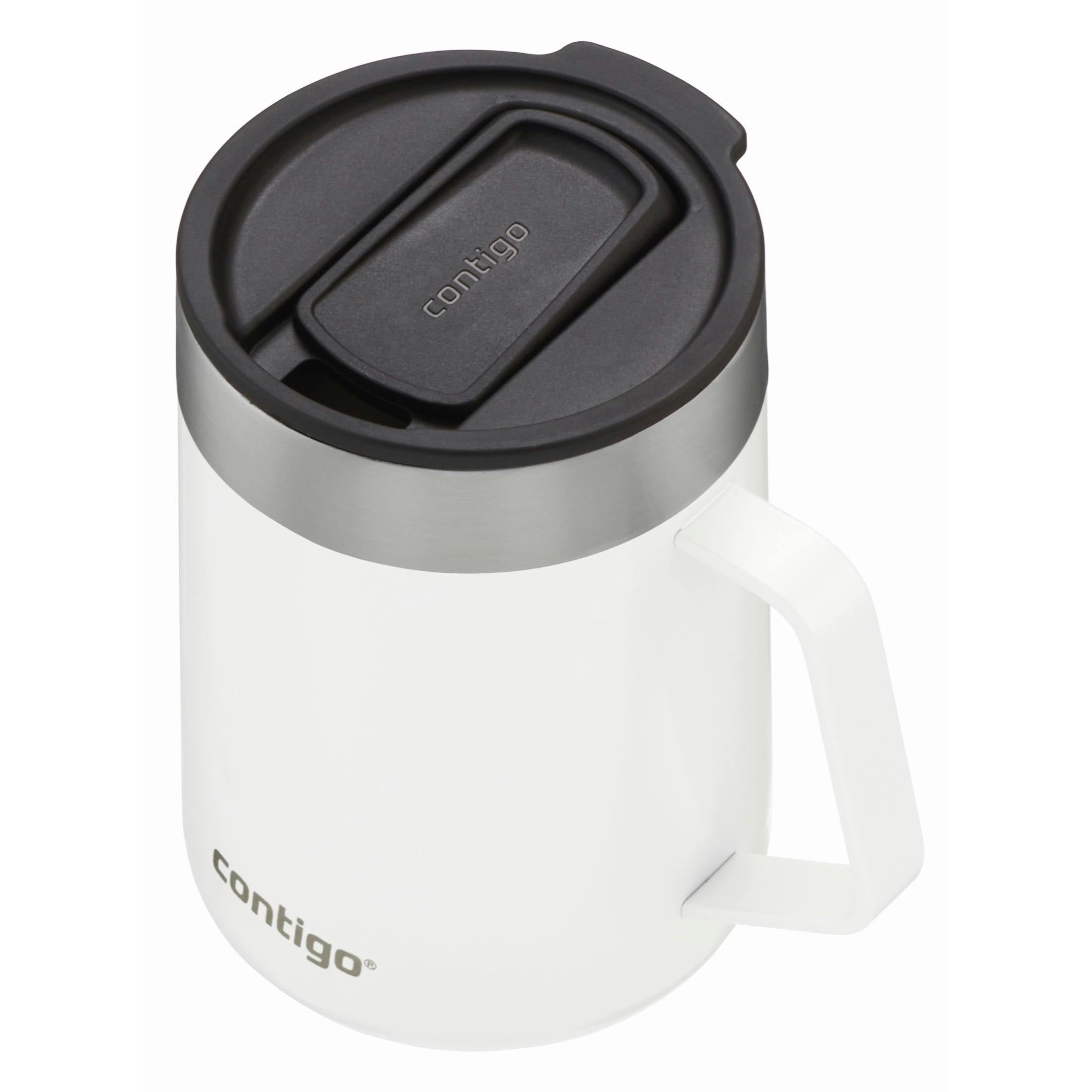 Streeterville Stainless Steel Mug with Handle, 14oz