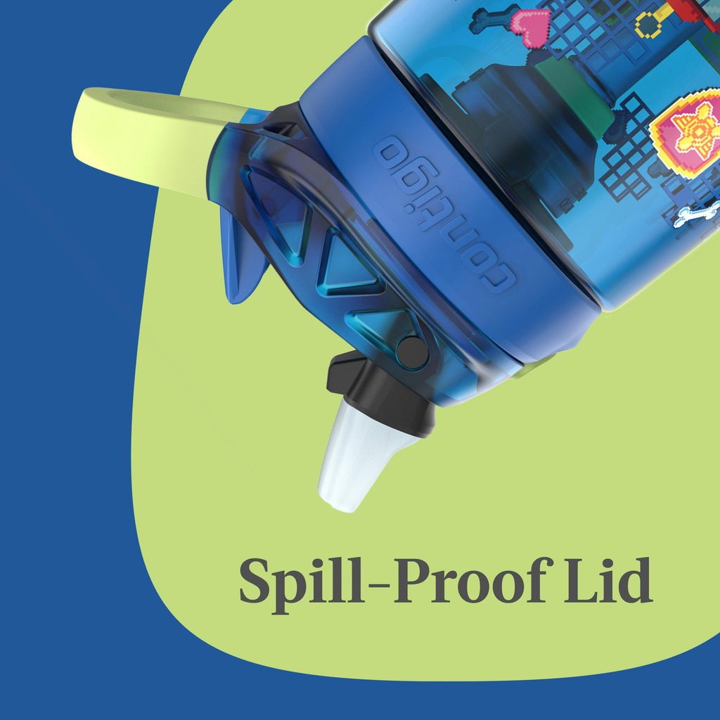 Kids Water Bottle with Redesigned AUTOSPOUT Straw, 14 oz